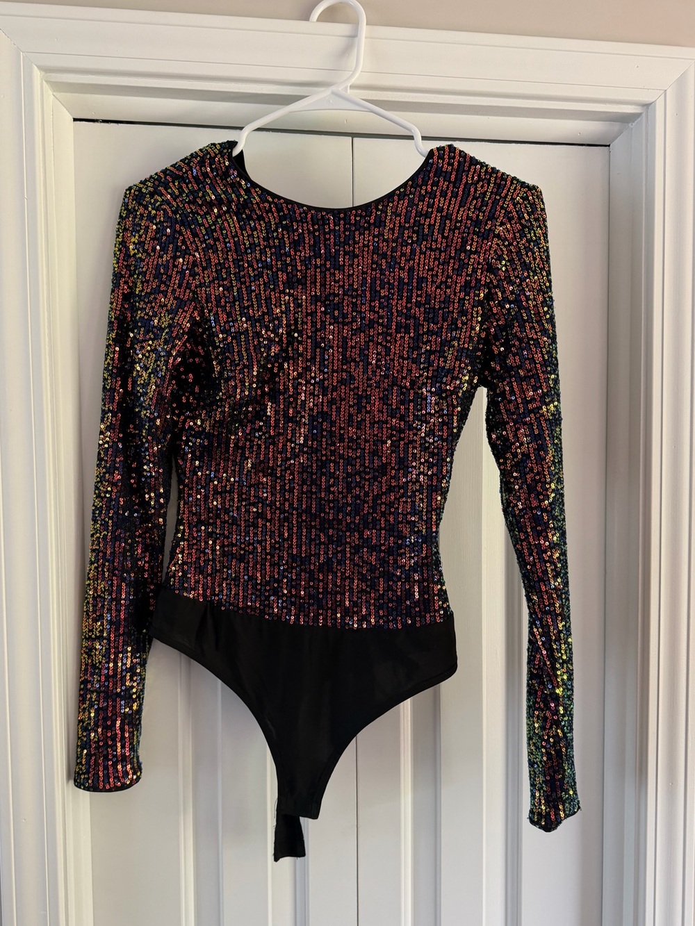 Sequin Bodysuit Top